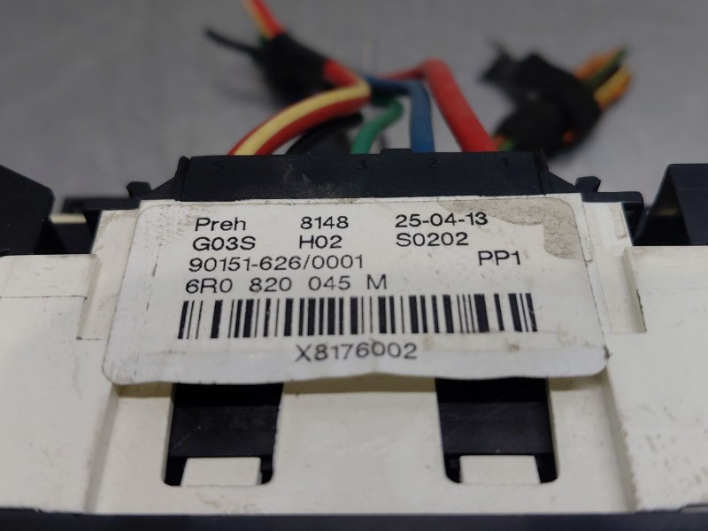 Recambio de mando climatizador para volkswagen polo v (6r1, 6c1) 1.2 tsi referencia OEM IAM 6R0820045M  
