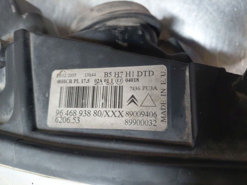 Recambio de faro derecho para citroën c4 coupé (la_) 1.6 hdi referencia OEM IAM   