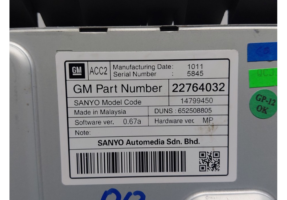 Recambio de pantalla multifuncion para opel astra j (p10) 1.7 cdti (68) referencia OEM IAM   