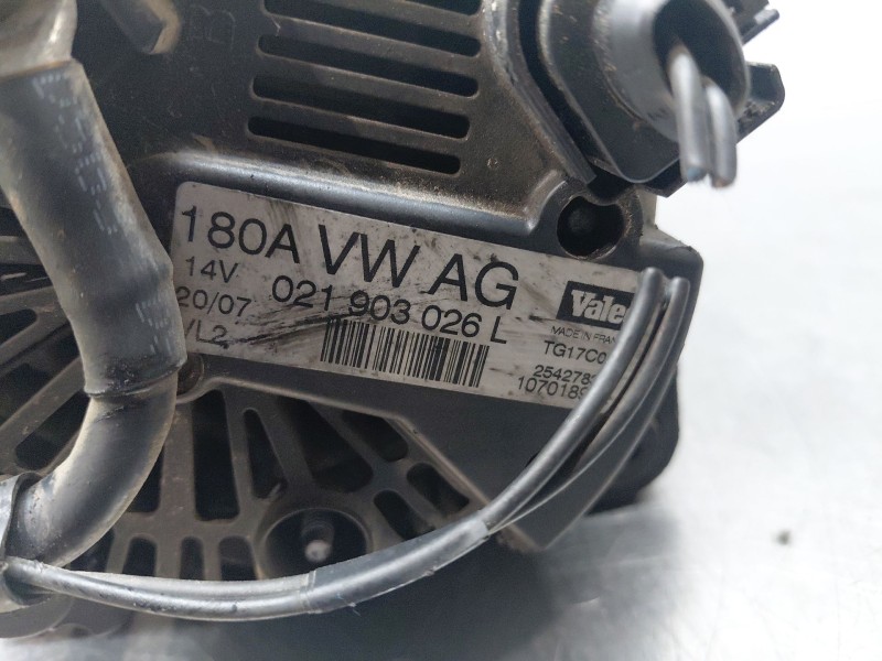 Recambio de alternador para volkswagen passat b6 (3c2) 2.0 tdi referencia OEM IAM   