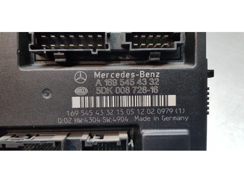 Recambio de modulo confort para mercedes clase a (w169) a 150 (169.031) referencia OEM IAM A1695454332 5DK008728  Recambio de modulo confort para mercedes clase a (w169) a 150 (169.031) referencia OEM IAM A1695454332 5DK008728