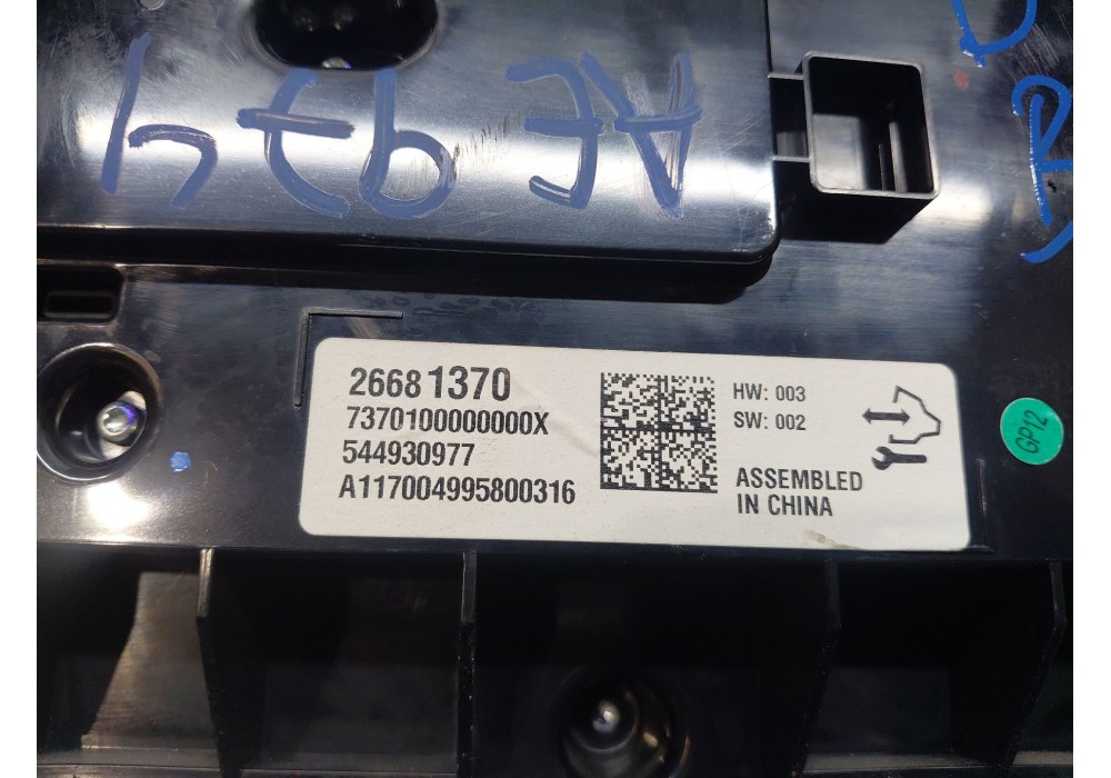 Recambio de pantalla multifuncion para opel insignia a (g09) 1.6 cdti (68) referencia OEM IAM   