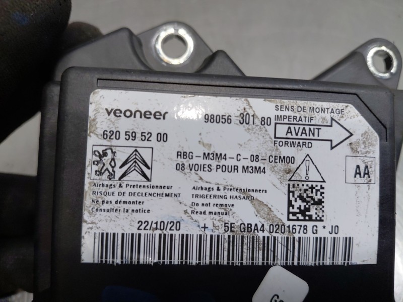 Recambio de centralita airbag para citroën c-elysée shine referencia OEM IAM   
