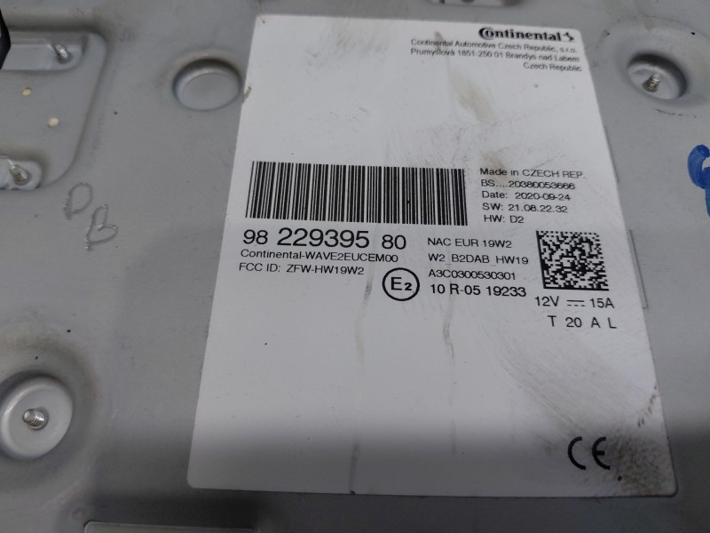 Recambio de sistema audio / radio cd para citroën c-elysée shine referencia OEM IAM   