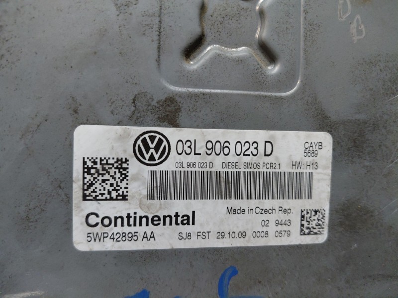 Recambio de centralita motor uce para volkswagen polo v (6r1, 6c1) 1.6 tdi referencia OEM IAM   