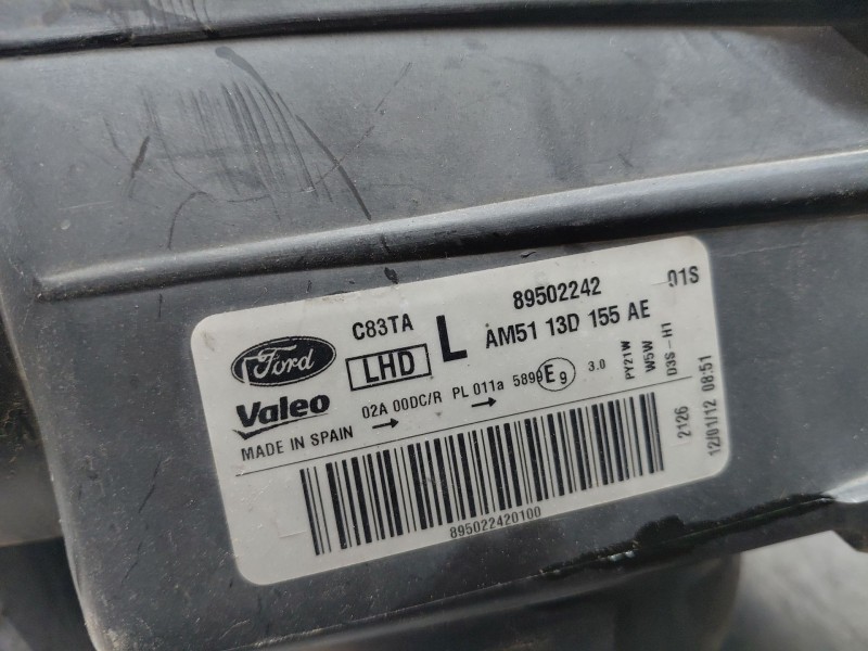 Recambio de faro izquierdo para ford c-max titanium referencia OEM IAM   