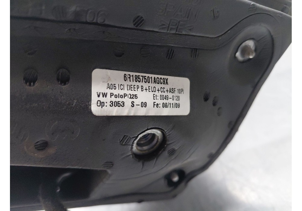 Recambio de retrovisor izquierdo para volkswagen polo v (6r1, 6c1) 1.6 tdi referencia OEM IAM   