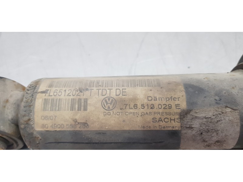 Recambio de amortiguador trasero izquierdo para volkswagen touareg (7l6) v6 tdi referencia OEM IAM 7L6513029N  