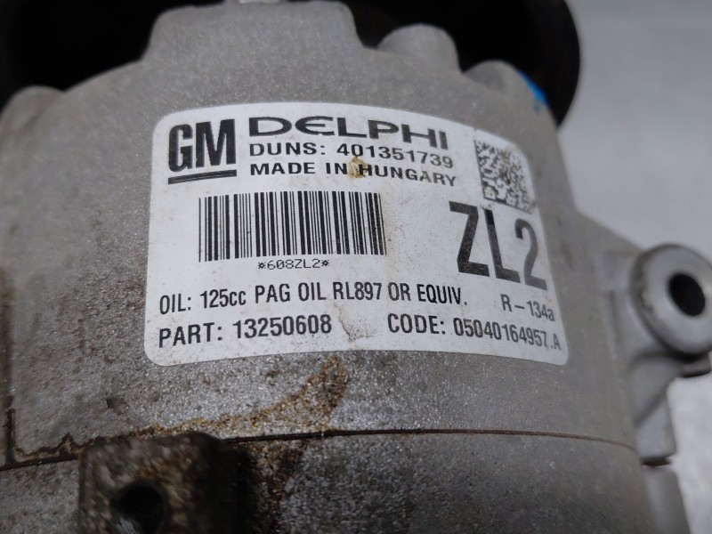 Recambio de compresor aire acondicionado para opel meriva b monospace (s10) 1.4 (75) referencia OEM IAM   