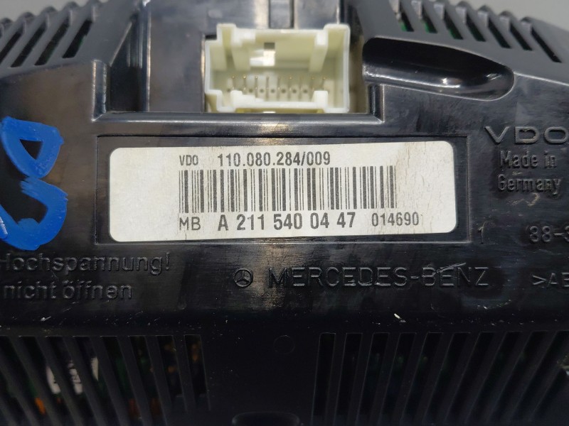 Recambio de cuadro instrumentos para mercedes-benz clase e (w211) e 270 cdi (211.016) referencia OEM IAM   