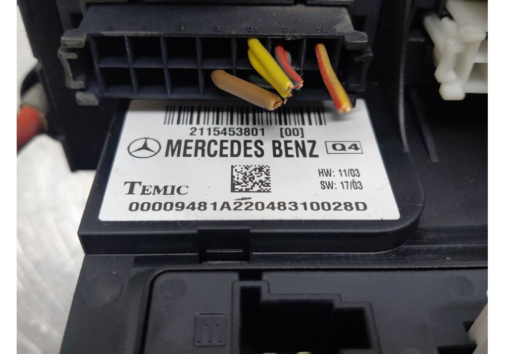Recambio de caja reles / fusibles para mercedes-benz clase e (w211) e 270 cdi (211.016) referencia OEM IAM   