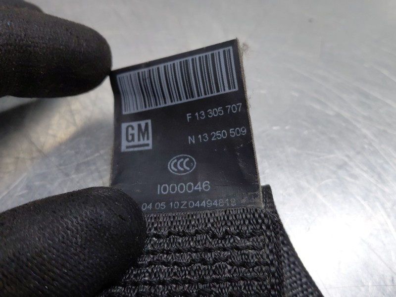 Recambio de cinturon seguridad delantero izquierdo para opel meriva b monospace (s10) 1.4 (75) referencia OEM IAM   