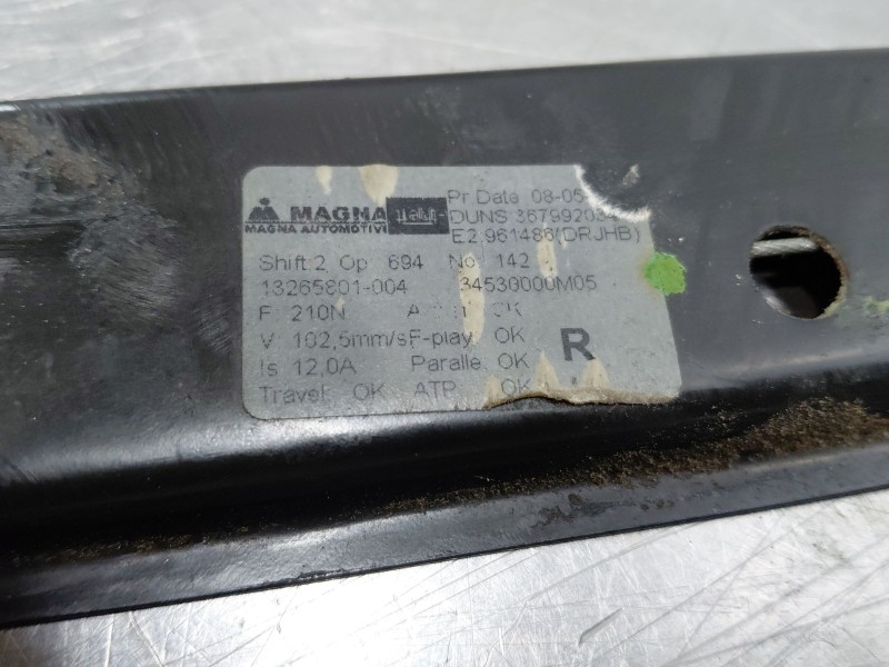 Recambio de elevalunas delantero derecho para opel meriva b monospace (s10) 1.4 (75) referencia OEM IAM   