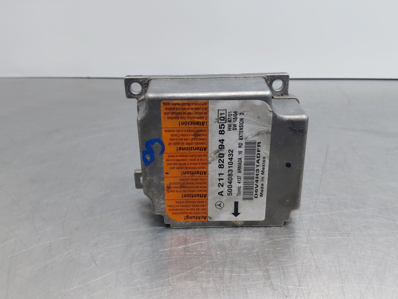 Recambio de centralita airbag para mercedes-benz clase e (w211) e 270 cdi (211.016) referencia OEM IAM   