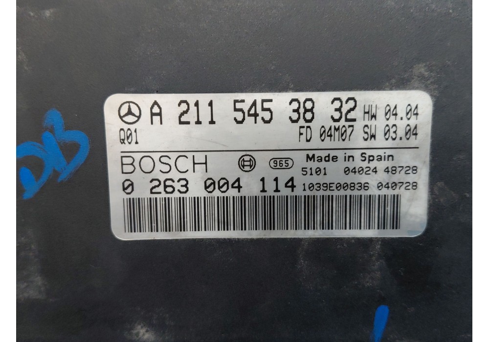 Recambio de modulo electronico para mercedes-benz clase e (w211) e 270 cdi (211.016) referencia OEM IAM   