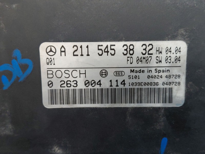 Recambio de modulo electronico para mercedes-benz clase e (w211) e 270 cdi (211.016) referencia OEM IAM   