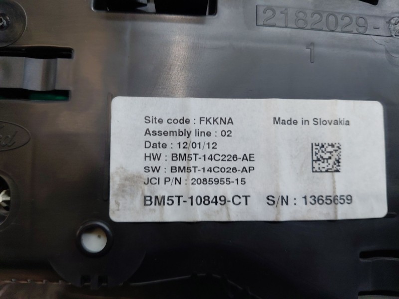 Recambio de cuadro instrumentos para ford c-max titanium referencia OEM IAM   