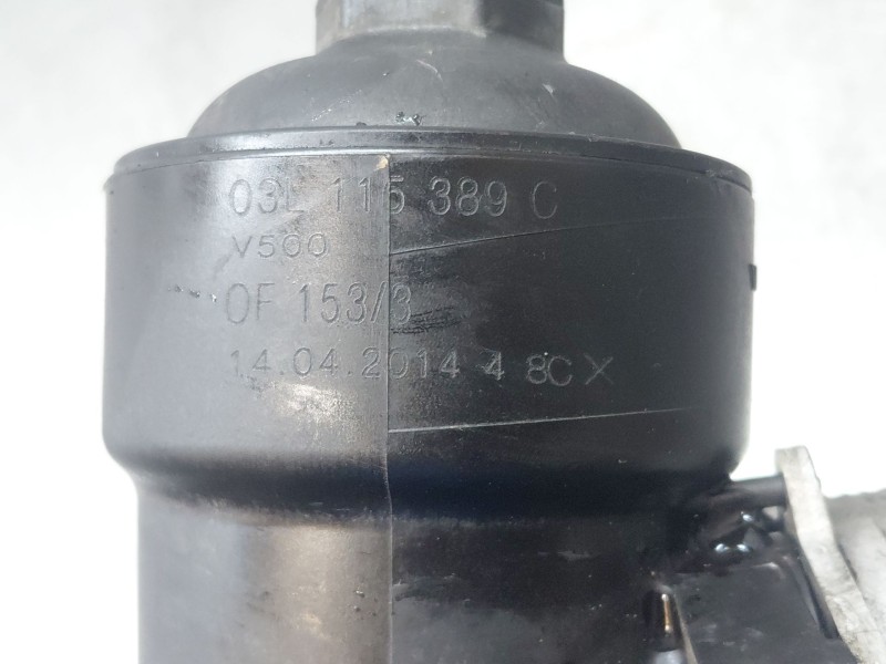 Recambio de soporte filtro aceite para audi q3 (8ub, 8ug) 2.0 tdi referencia OEM IAM 03L115389C  