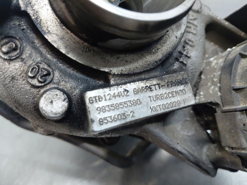Recambio de turbocompresor para citroën c-elysée shine referencia OEM IAM   