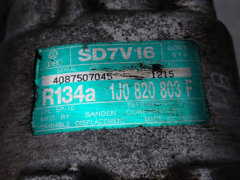 Recambio de compresor aire acondicionado para volkswagen golf iv (1j1) 1.9 tdi referencia OEM IAM   