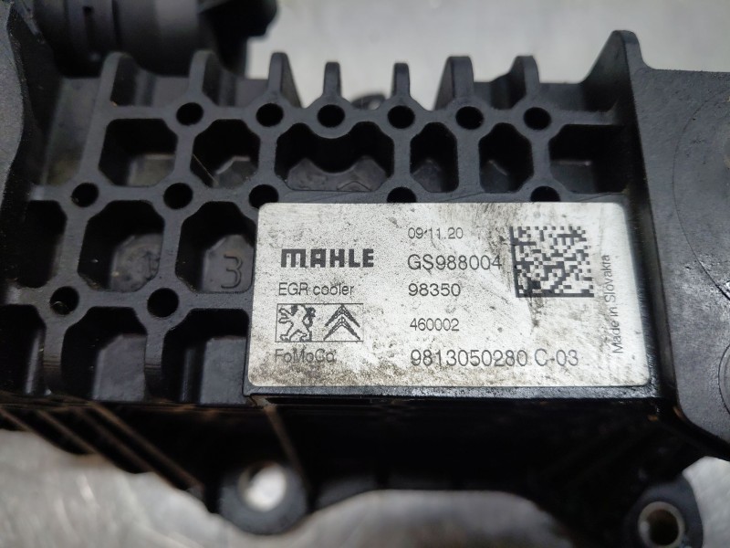 Recambio de enfriador egr para citroën c-elysée shine referencia OEM IAM   