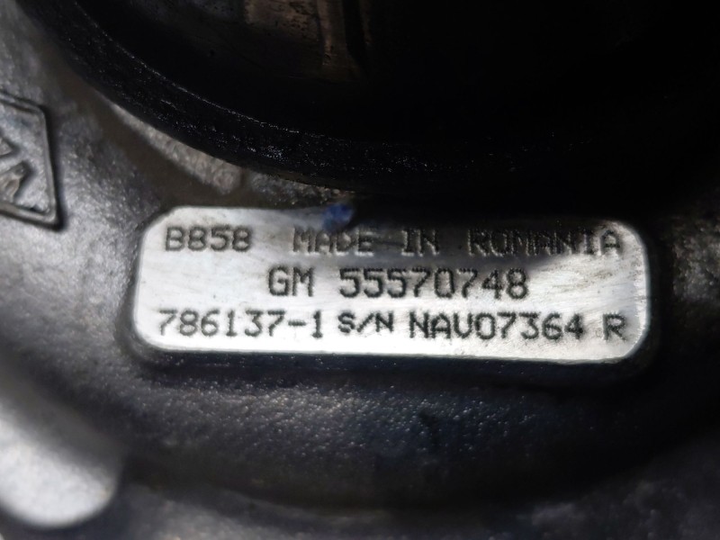 Recambio de turbocompresor para opel insignia a (g09) 2.0 cdti (68) referencia OEM IAM   