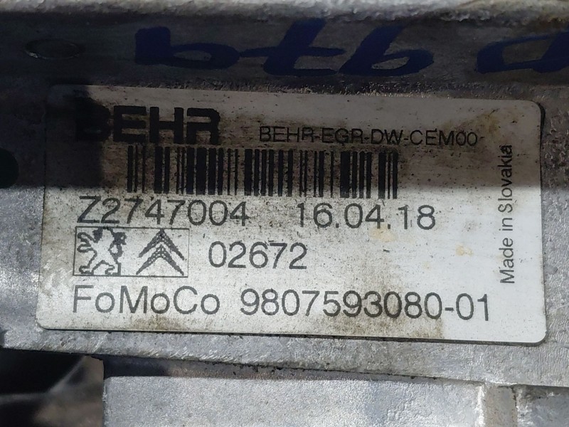 Recambio de enfriador egr para ford kuga (cbs) titanium referencia OEM IAM   