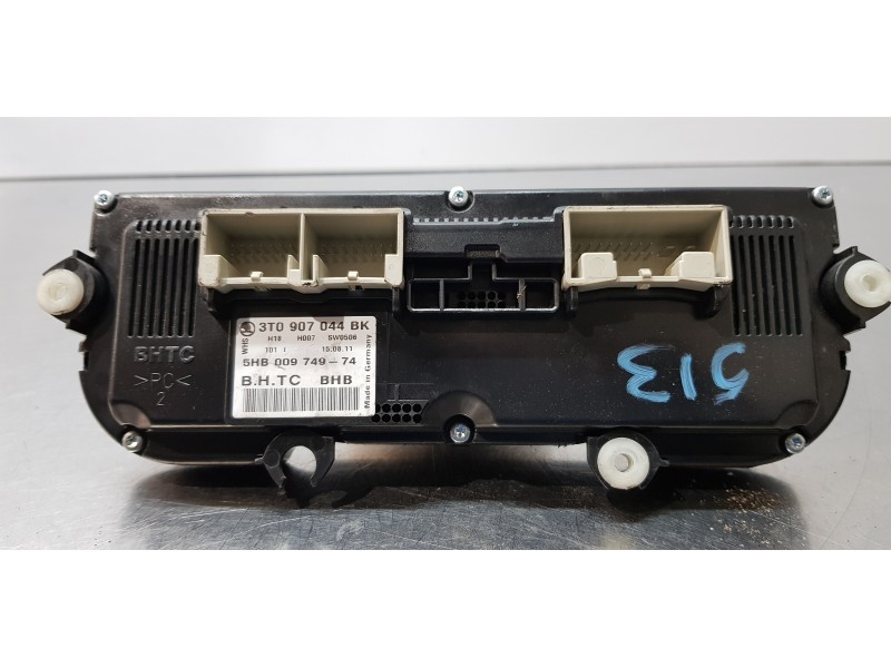 Recambio de mando calefaccion / aire acondicionado para skoda superb combi (3t5) elegance referencia OEM IAM 3T0907044BK   Recambio de mando calefaccion / aire acondicionado para skoda superb combi (3t5) elegance referencia OEM IAM 3T0907044BK