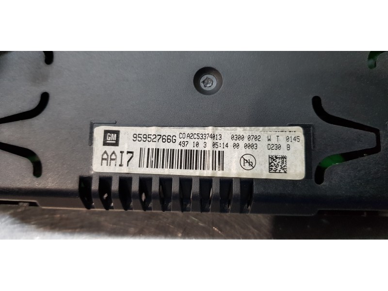 Recambio de pantalla multifuncion para chevrolet cruze lt referencia OEM IAM 95952766G   Recambio de pantalla multifuncion para chevrolet cruze lt referencia OEM IAM 95952766G