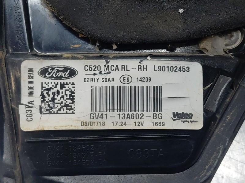 Recambio de piloto trasero derecho interior para ford kuga (cbs) ecoboost referencia OEM IAM   