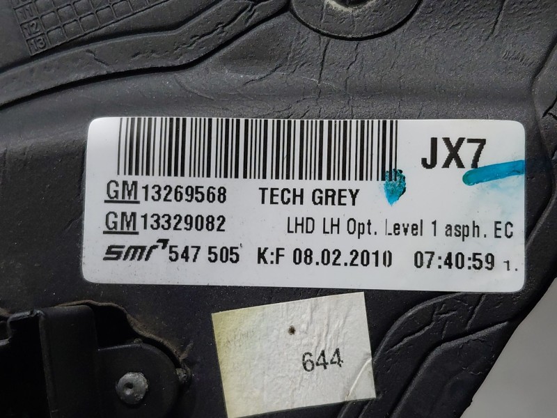 Recambio de retrovisor izquierdo para opel insignia a (g09) 2.0 cdti (68) referencia OEM IAM   