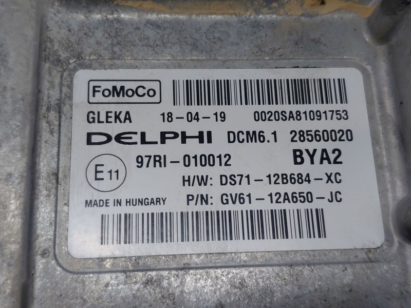Recambio de centralita motor uce para ford kuga (cbs) titanium referencia OEM IAM   