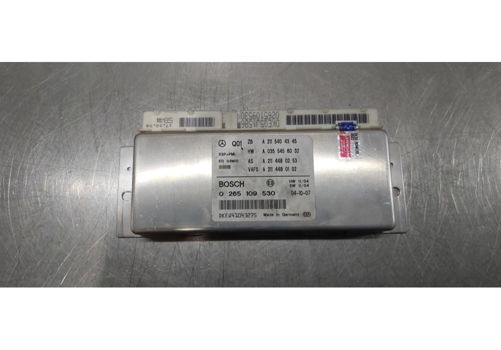 Recambio de centralita asientos para mercedes clase e (w211) familiar 280 t cdi (211.223) referencia OEM IAM A2115404345  