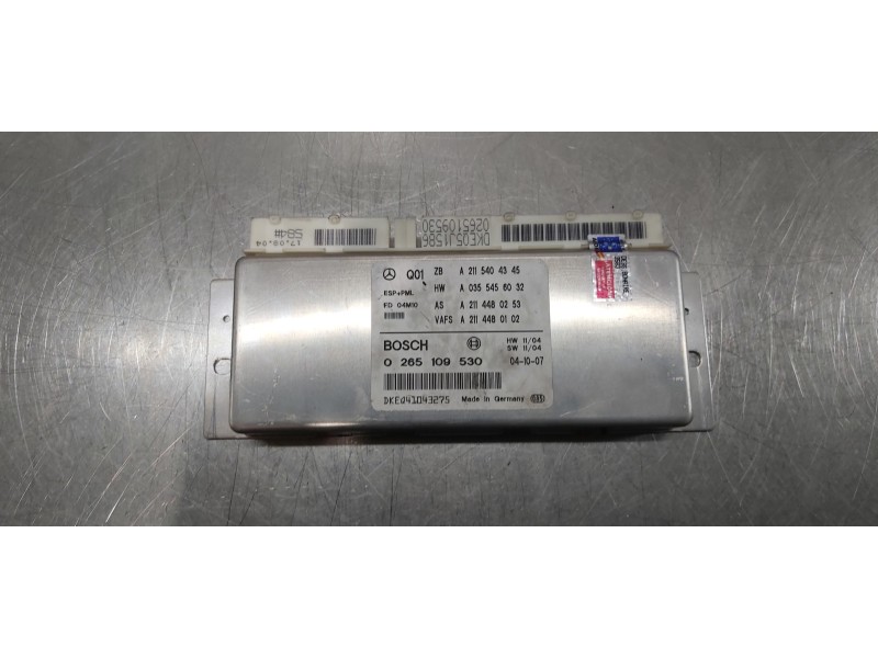 Recambio de centralita asientos para mercedes clase e (w211) familiar 280 t cdi (211.223) referencia OEM IAM A2115404345  