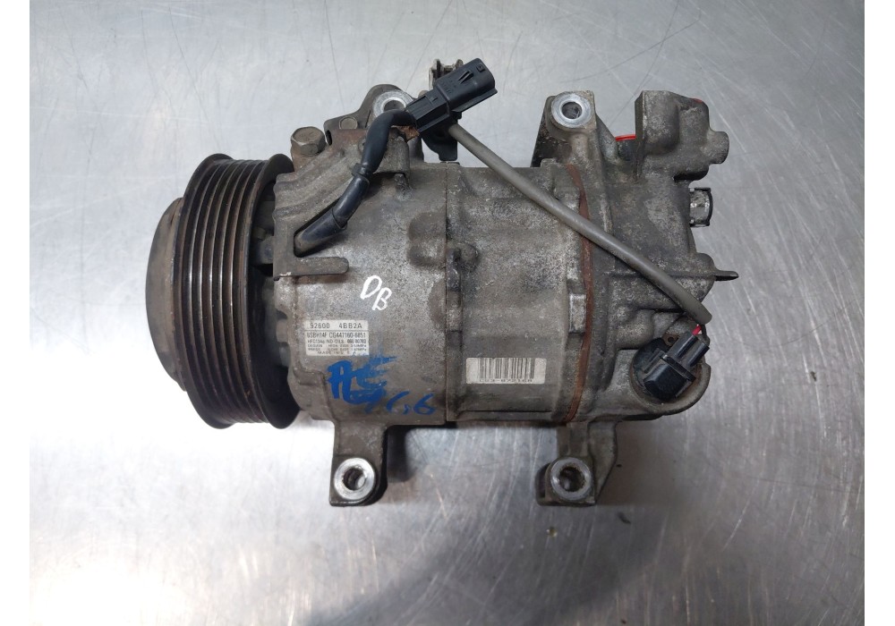 Recambio de compresor aire acondicionado para nissan x-trail iv 2.5 dci 4wd referencia OEM IAM 926004BB2A  