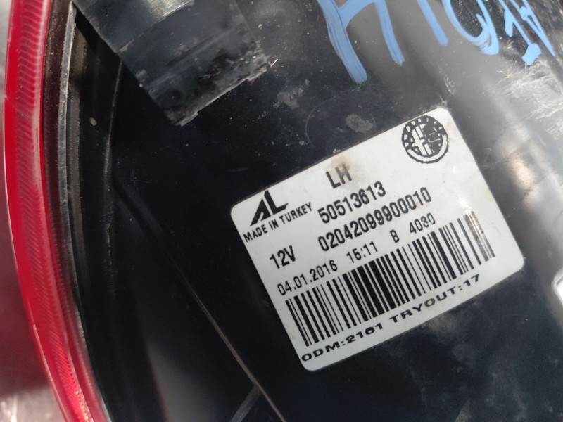 Recambio de piloto trasero izquierdo para alfa romeo giulietta (191) lusso referencia OEM IAM 50513613  