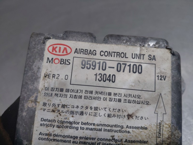 Recambio de centralita airbag para kia picanto i (sa) 1.1 referencia OEM IAM 9591007100  