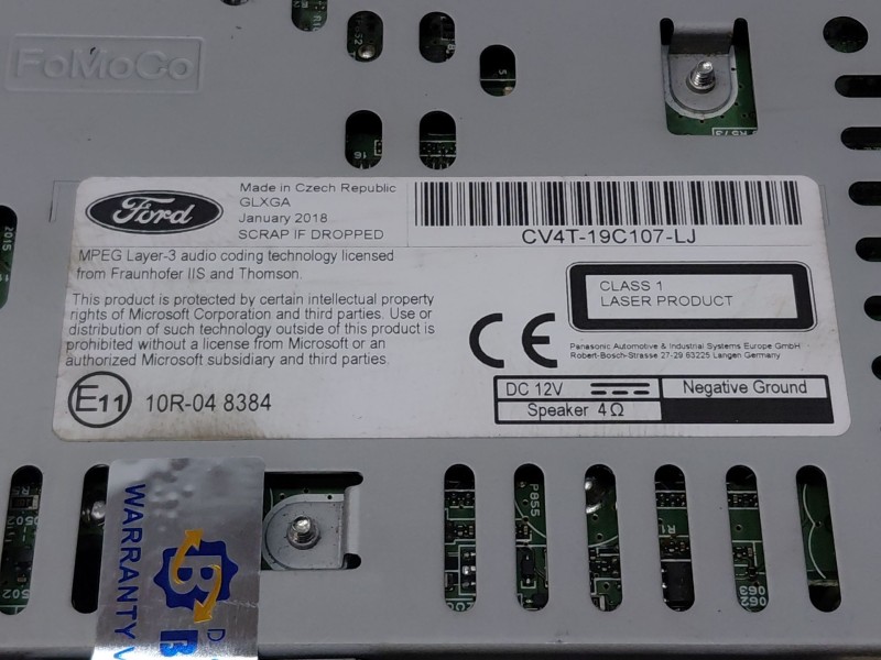Recambio de sistema audio / radio cd para ford kuga (cbs) ecoboost referencia OEM IAM 2269739 CV4T19C107LJ 