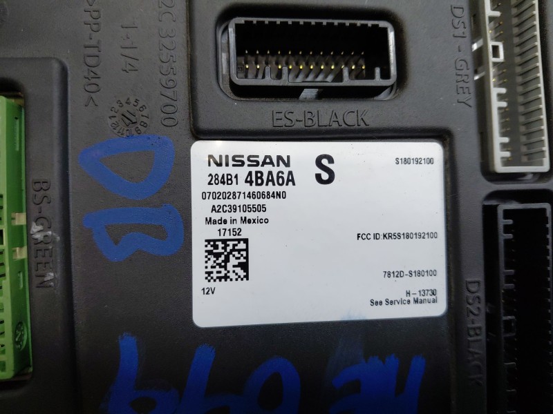 Recambio de modulo confort para nissan x-trail iv 2.5 dci 4wd referencia OEM IAM 284B14BA6A  