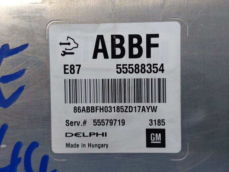 Recambio de centralita motor uce para opel astra j (p10) 1.7 cdti (68) referencia OEM IAM   