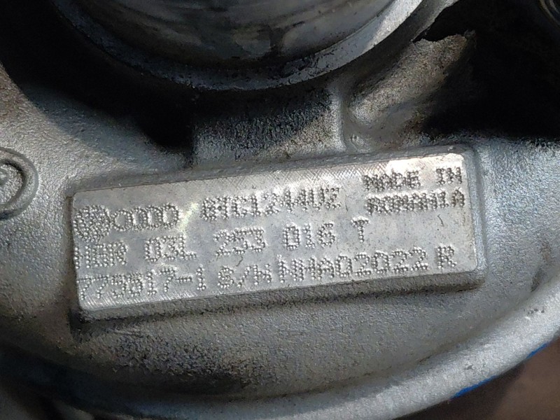Recambio de turbocompresor para volkswagen golf vi (5k1) 1.6 tdi referencia OEM IAM   