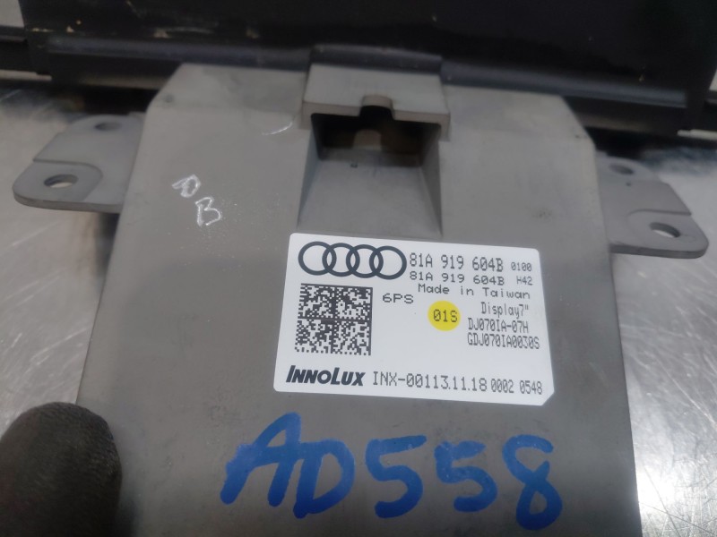Recambio de pantalla multifuncion para audi q2 (gab) design referencia OEM IAM   