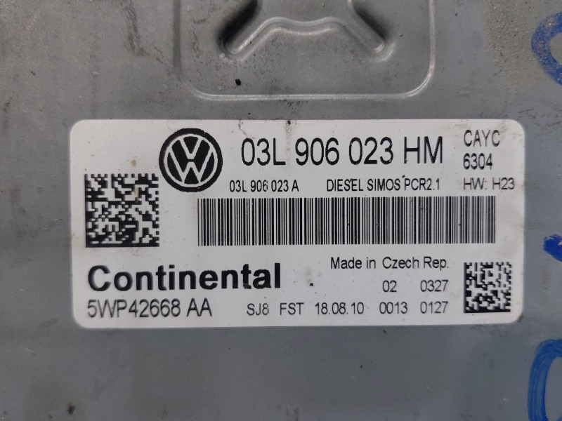 Recambio de centralita motor uce para volkswagen golf vi (5k1) 1.6 tdi referencia OEM IAM   