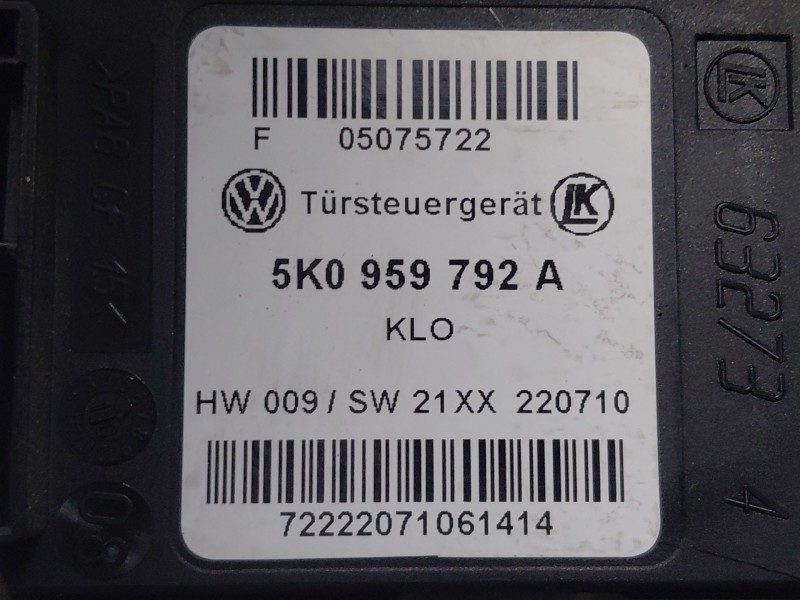 Recambio de motor elevalunas delantero derecho para volkswagen golf vi (5k1) 1.6 tdi referencia OEM IAM   