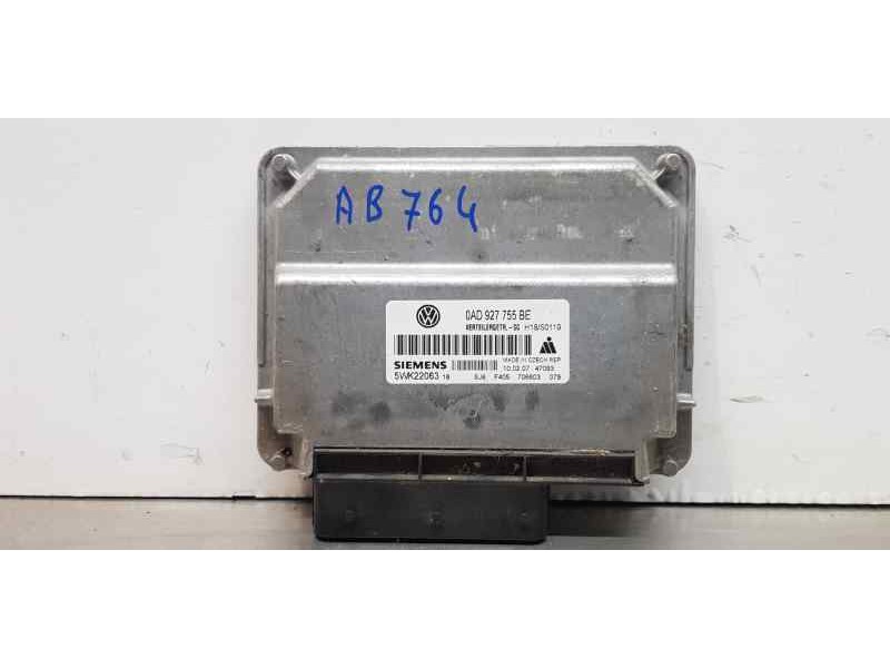 Recambio de centralita motor uce para volkswagen touareg (7l6) v6 tdi referencia OEM IAM 0AD927755BE  