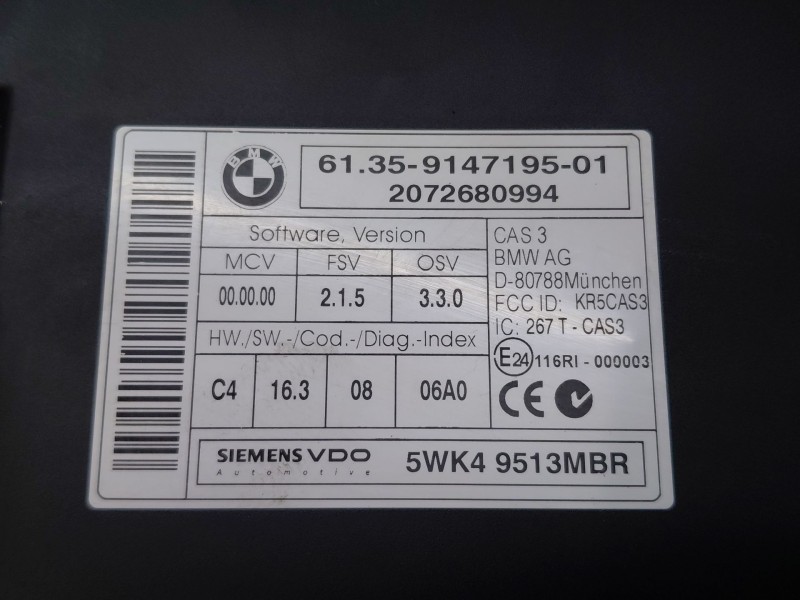 Recambio de modulo electronico para bmw 1 coupé (e82) 120 d referencia OEM IAM   