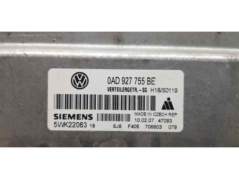 Recambio de centralita motor uce para volkswagen touareg (7l6) v6 tdi referencia OEM IAM 0AD927755BE  
