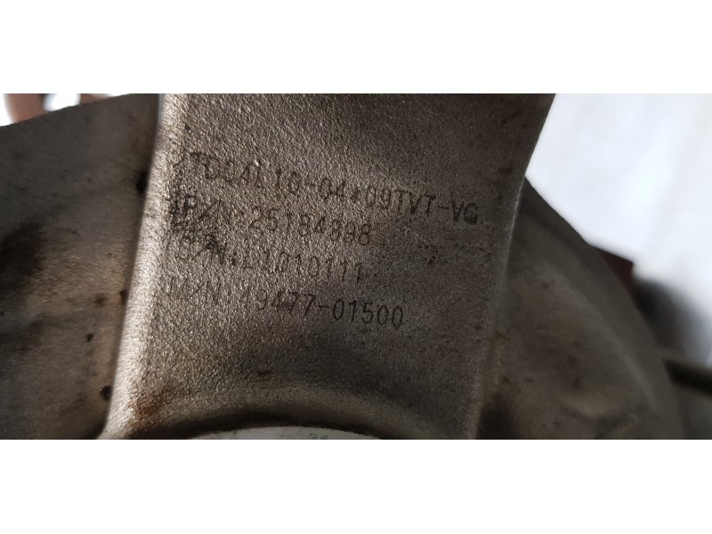 Recambio de turbocompresor para chevrolet cruze lt referencia OEM IAM 25184398   Recambio de turbocompresor para chevrolet cruze lt referencia OEM IAM 25184398