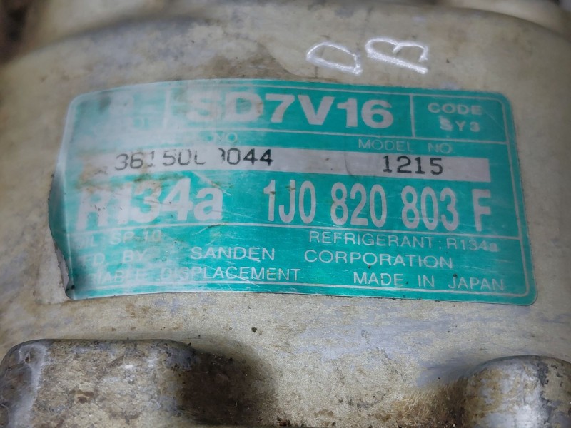 Recambio de compresor aire acondicionado para seat leon (1m1) 1.9 tdi referencia OEM IAM   