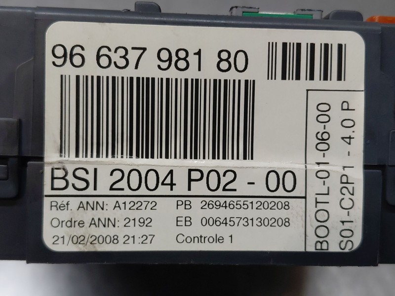 Recambio de caja reles / fusibles para peugeot 308 i (4a_, 4c_) 1.6 hdi referencia OEM IAM   